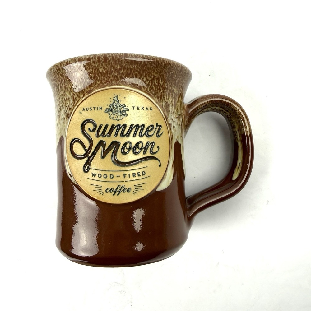 Deneen Pottery Summer Moon Coffee Mug‎ Collectors Edition Austin TX New